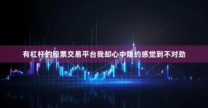有杠杆的股票交易平台我却心中隐约感觉到不对劲